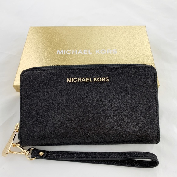 Gaby’sBags👛💕NewINBox Michael Kors Wristlet Glitt - Picture 7 of 8